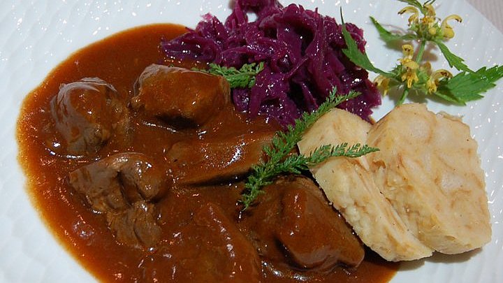 Venison ragout or wild ragout (recipe by Ingrid Pernkopf)