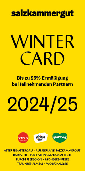 WinterCard Salzkammergut Titelseite