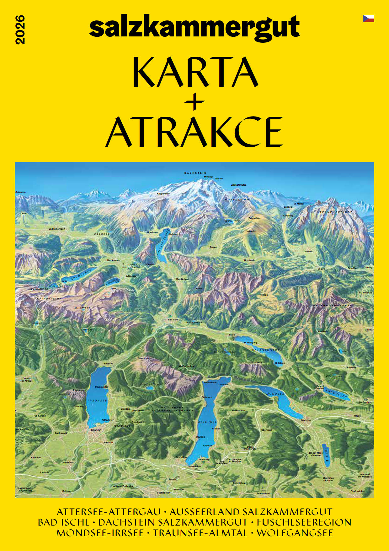 První strana brožury Mapa a zajímavosti Solné komory